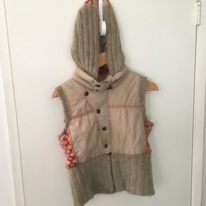 Free people hooded jacket puffy